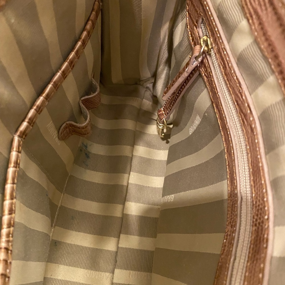 Brahmin Croc Embossed Satchel - Picture 9 of 16